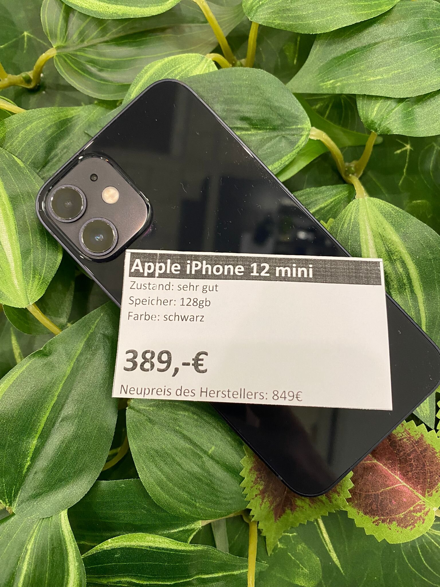 Apple iPhone 12 mini 128gb schwarz