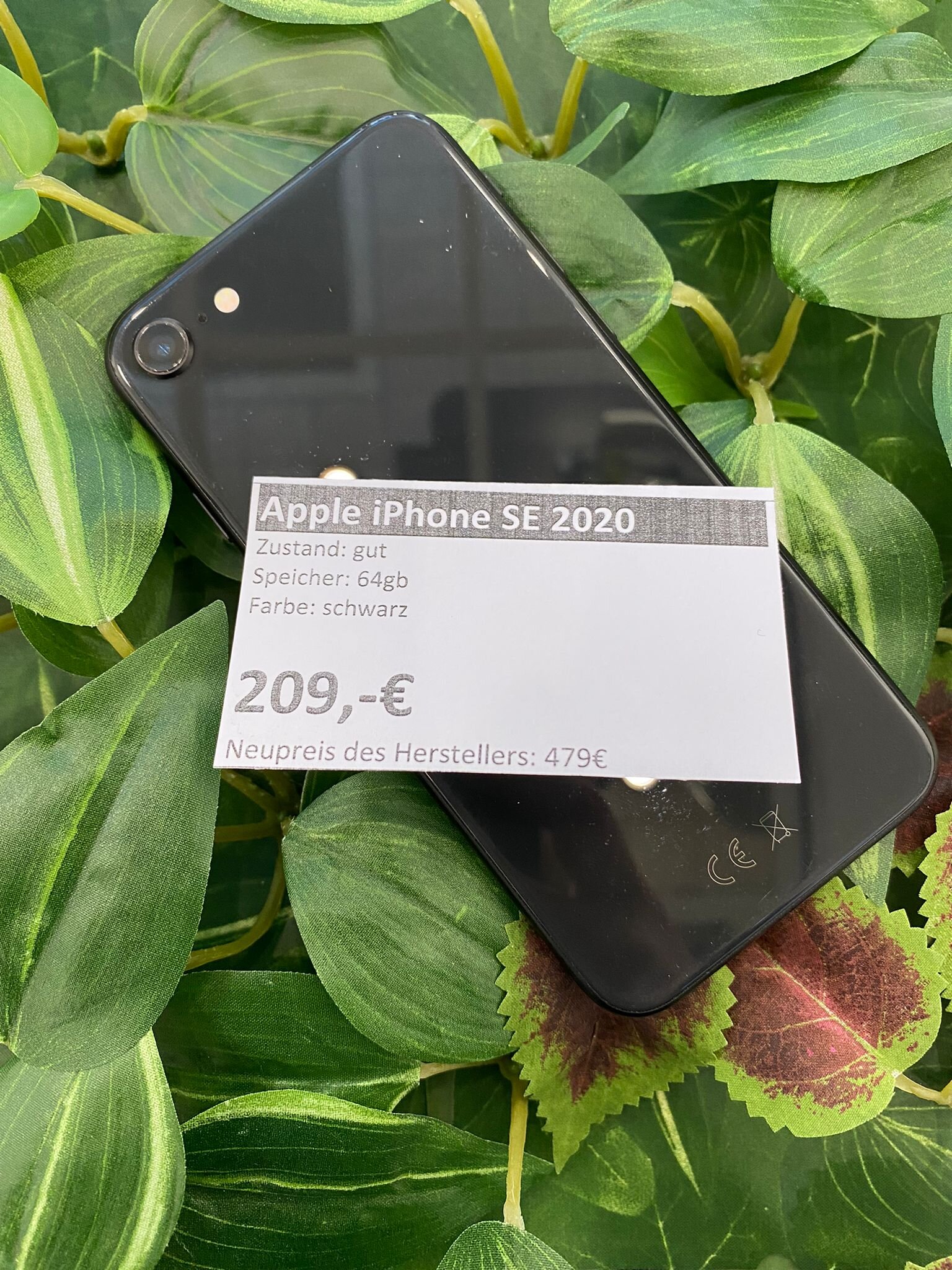 Apple iPhone SE 2020 64gb schwarz